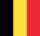 The flag of Belgium