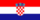 The flag of Croatia