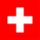 The flag of Switzerland