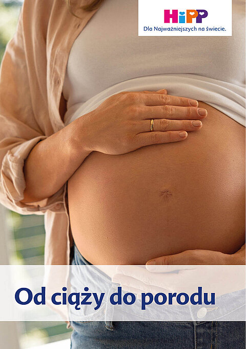 Okładka przewodnika „Od ciąży do porodu” w formacie PDF do pobrania