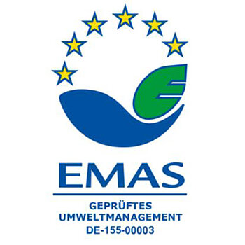 The logo of EMAS - the Eco-Management and Audit Scheme