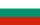 The flag of Bulgaria