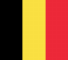 The flag of Belgium