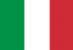 The flag of Italy
