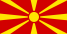 The flag of North Macedonia