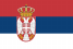 The flag of Serbia