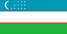 The flag of Uzbekistan