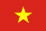 The flag of Vietnam